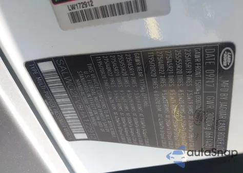 2017 Land Rover Range Rover Sport 3.0L V6 Supercharged Se from USA, damaged, VIN SALWG2FV8HA172912